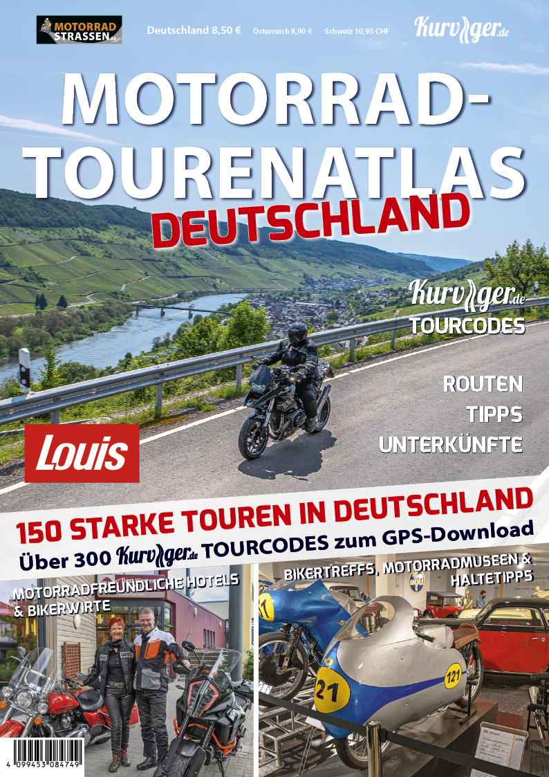 Motorrad-Tourenatlas - Deutschland