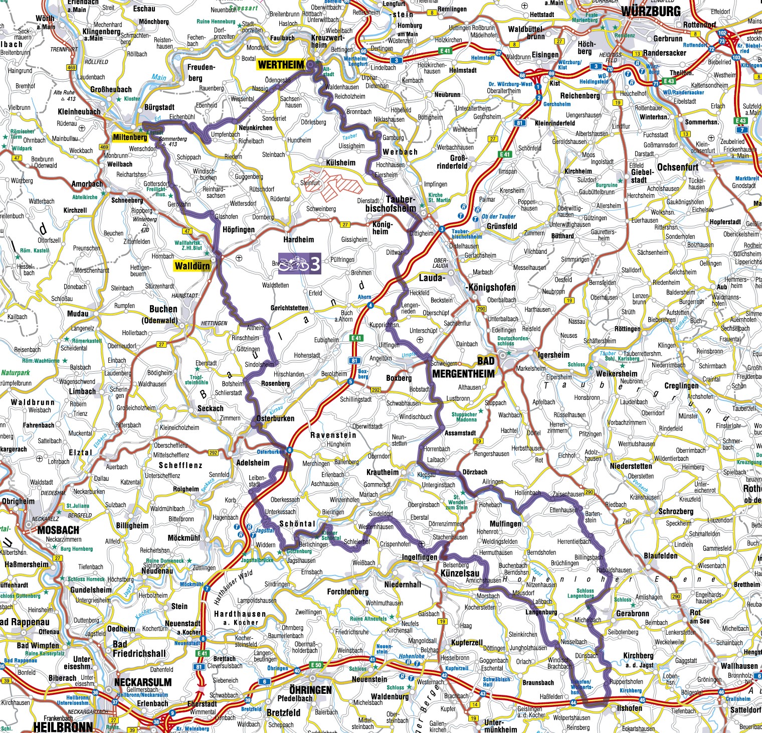 1 Tour3 Vom Rhein zum Main zum Odenwald 100 01