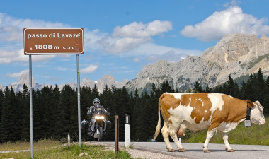 Motorradurlaub DOLOMITEN-Lavazejoch ©Heinz E. Studt