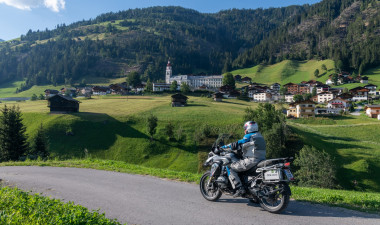 Lesachtal - Tour 2-Motorradtourenkarte Post Oberdrauburg © Peter Wahl