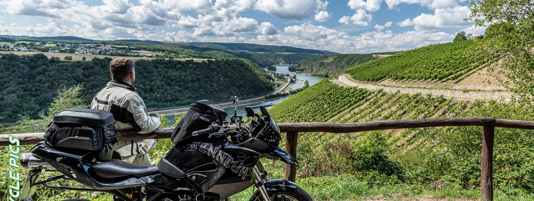 Rüdesheim - Ausgangsort für viele genussvolle Motorradtouren