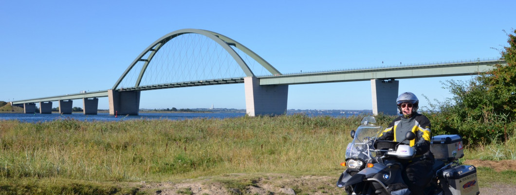 Motorradtouren an der Ostsee- Die Fehmarnsundbrücke