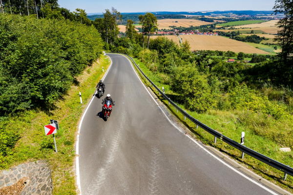 Motorradfahren im Eichsfeld ©Peter Wahl
