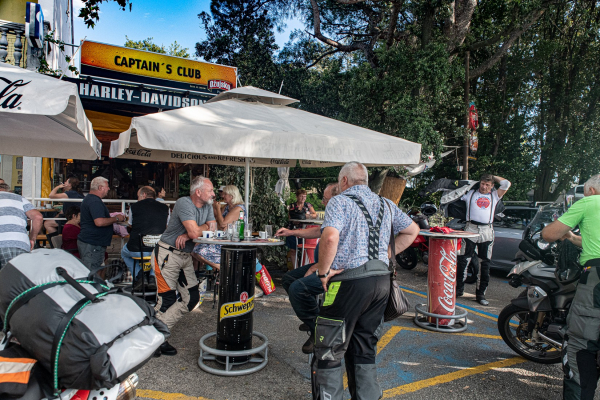 Motorrad fahren - Kroatien - Harley Davidson Bar © Peter Wahl