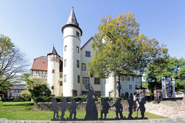 Schloss mit Silhouette© Touristinformation Stadt Lohr am Main