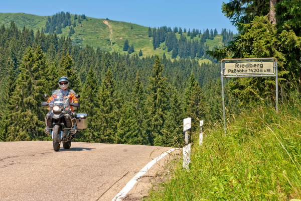 Motorradtour Alläu-Riedbergpass© Heinz E. Studt
