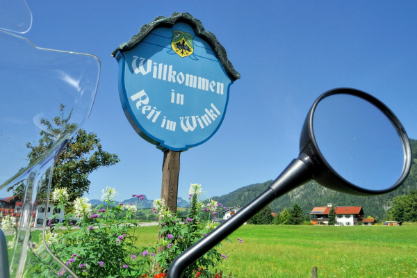 Motorradtour Deutsche Alpen-Willkommen in Reit im Winkl © Heinz E. Studt