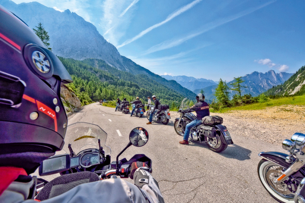 Motorradtour-Kärnten-Karawanken-Vrsic Pass Scheitel© Heinz E. Studt