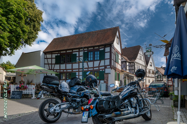 Motorradtour-Deutsche Fachwerkstraße-Dreieichenhain© Peter Wahl