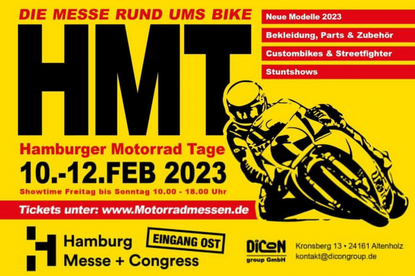 Hamburger Motorrad Tage 2023- 10. bis 12.2.2023