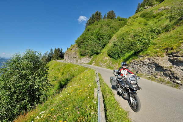 Motorrad-Französische Alpen-Col de Joux Plane ©Heinz E. Studt