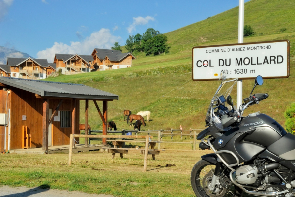 Motorrad-Französische Alpen- Col du Mollard ©Heinz E. Studt