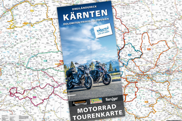 Hauseigene Motorradtourenkarte © motorradstrassen