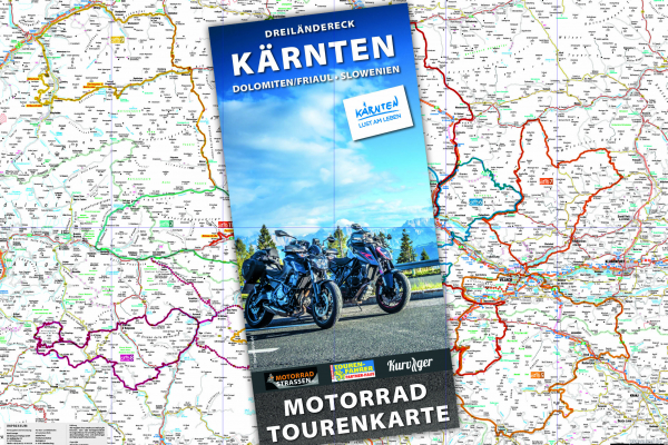 Motorrad-Tourenkarte Gasthof Post, Oberdrauburg - Zum Download © motorradstrassen